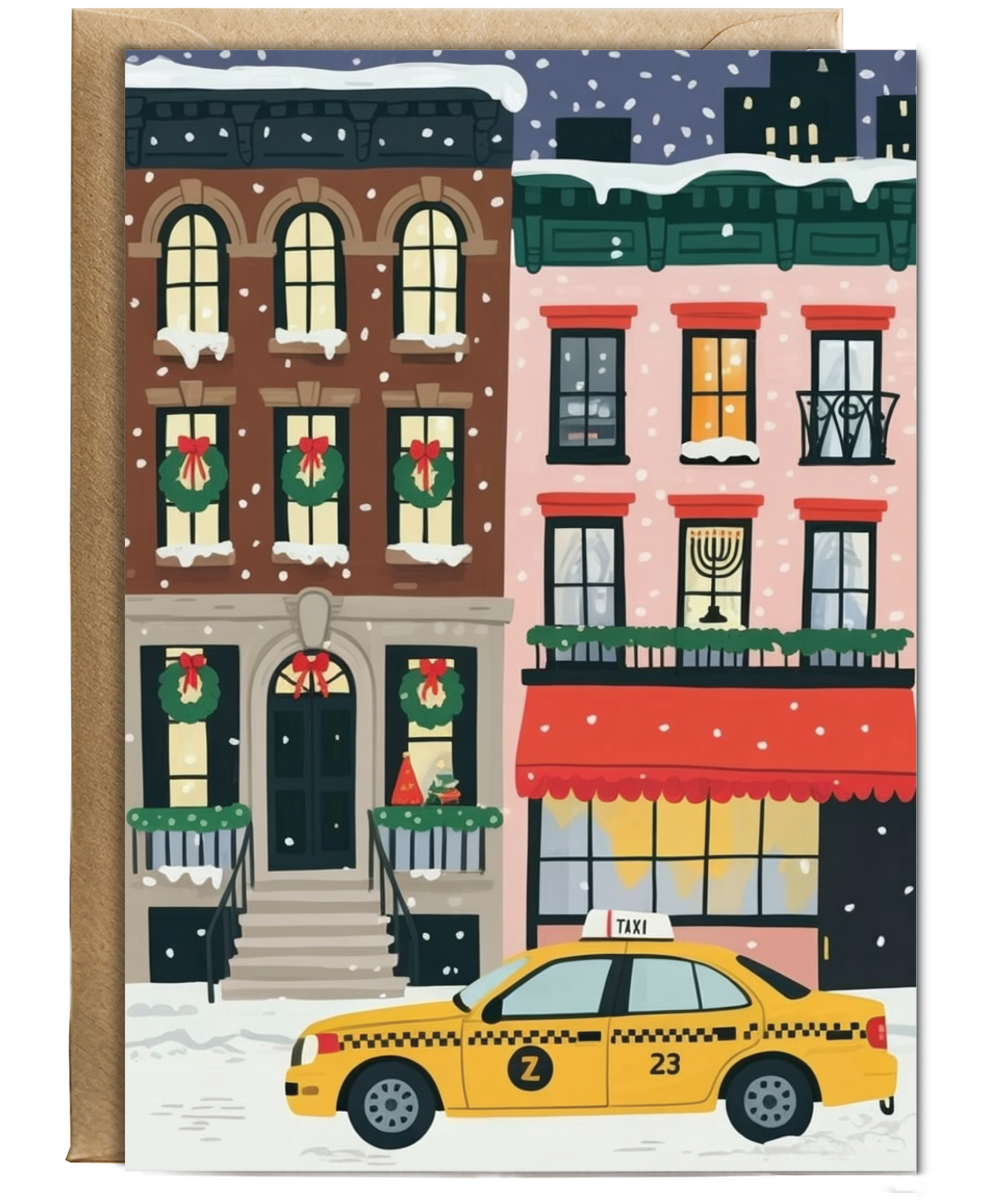 New York christmas street