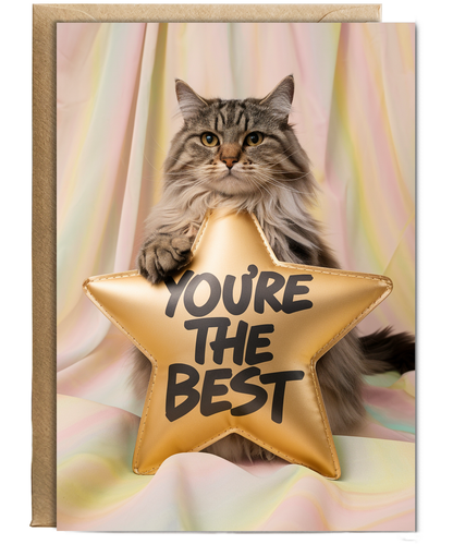 You're the Best with Cat with a Gold Star