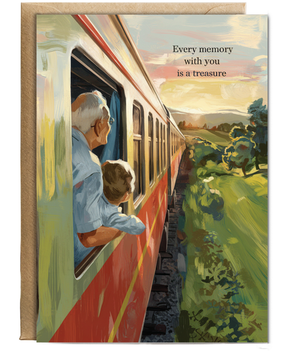 Fathers day grandad every memory with you is a treasure