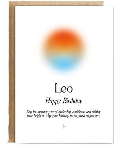 Happy Birthday Leo Star Sign