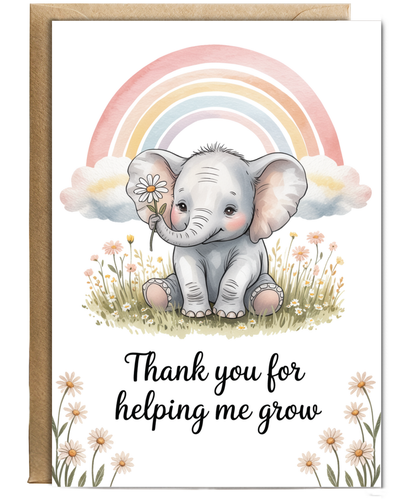 Thank you for helping me grow