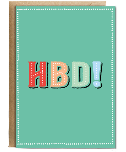 HBD Happy Birthday