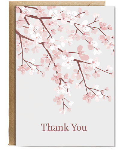 Thank You - Cherry Blossom Branches