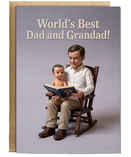 World’s Best Dad and Grandad Fathers Day Card