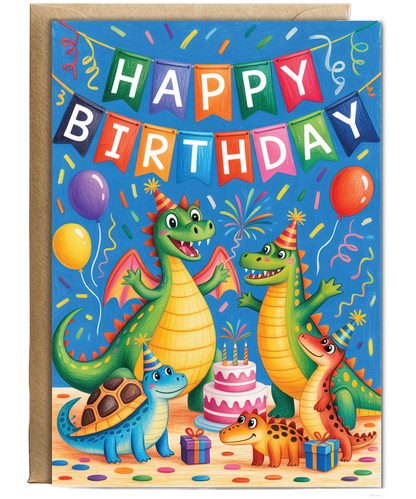 Happy birthday dragon and friends