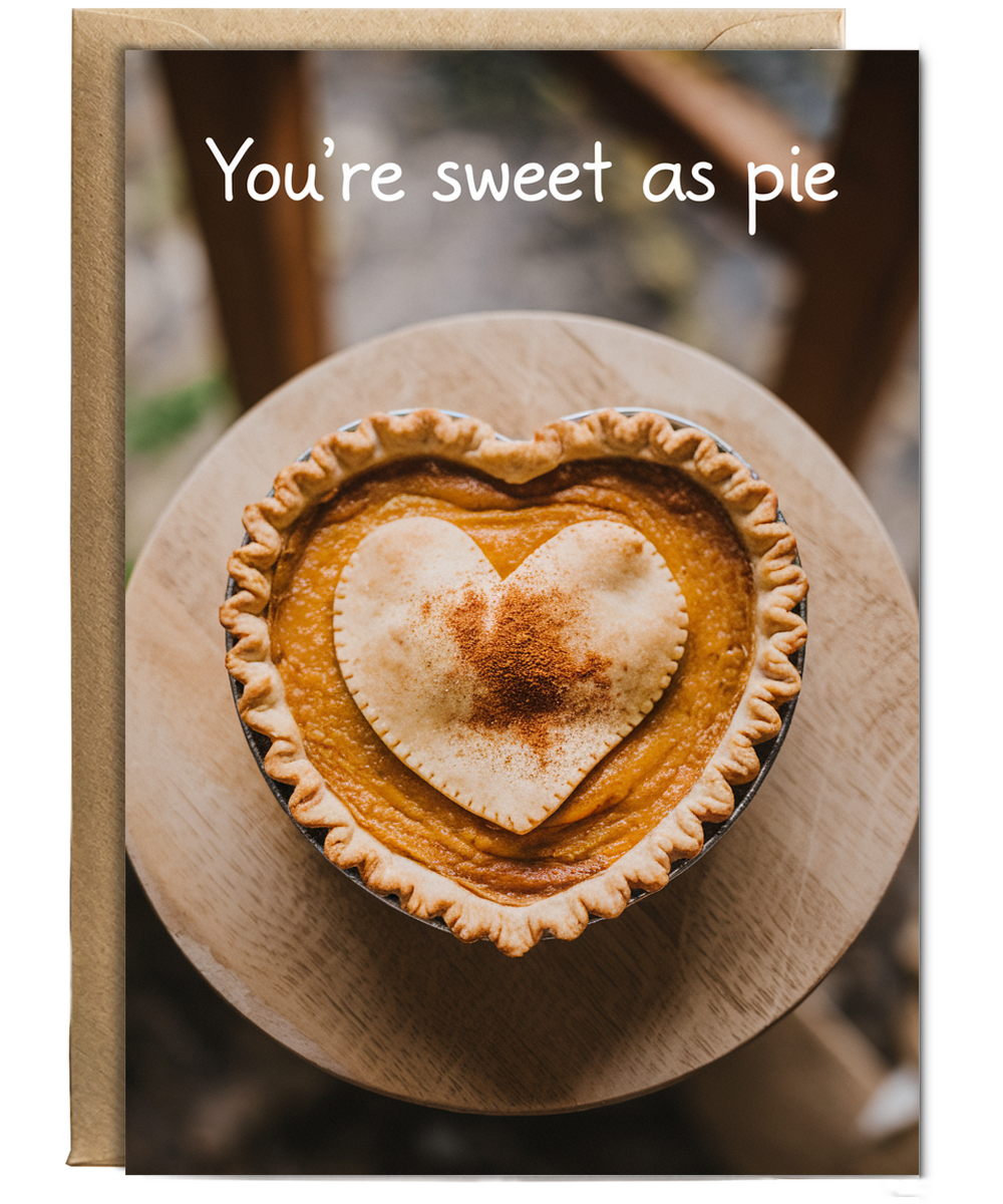 You’re sweet as pie Greeting Card