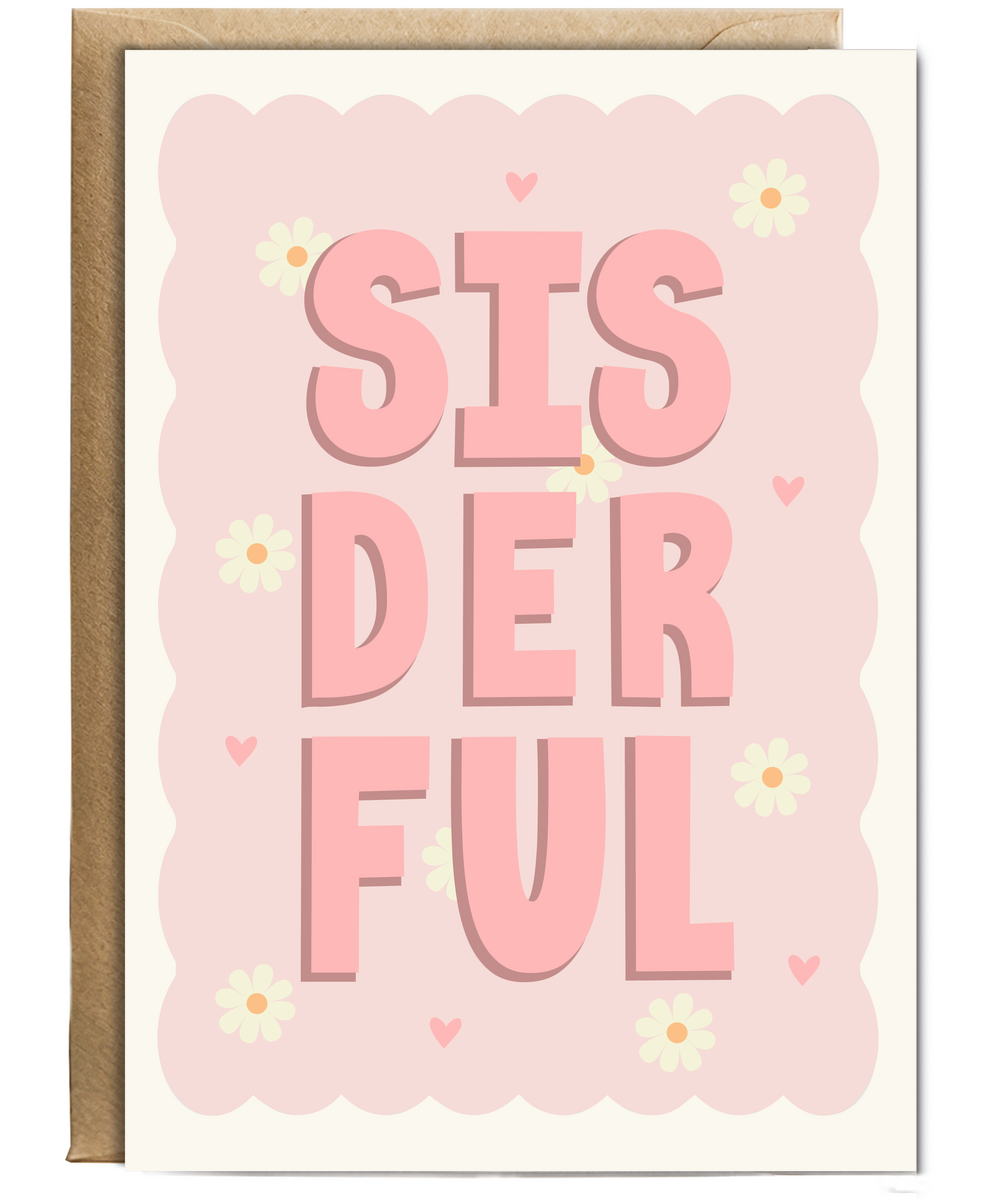 sisterful daisies and hearts