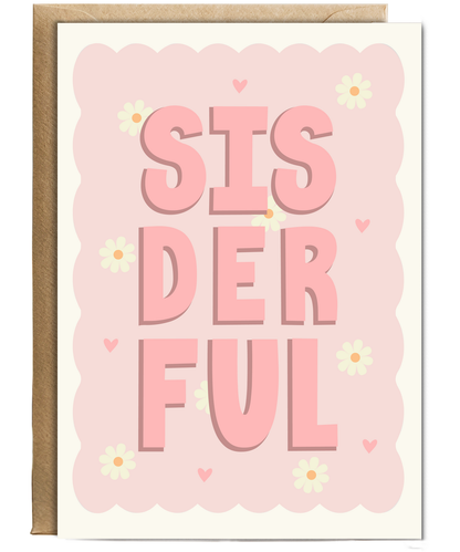 sisterful daisies and hearts