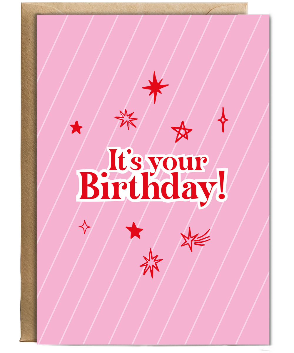 Its Your Birthday Pink and Girly