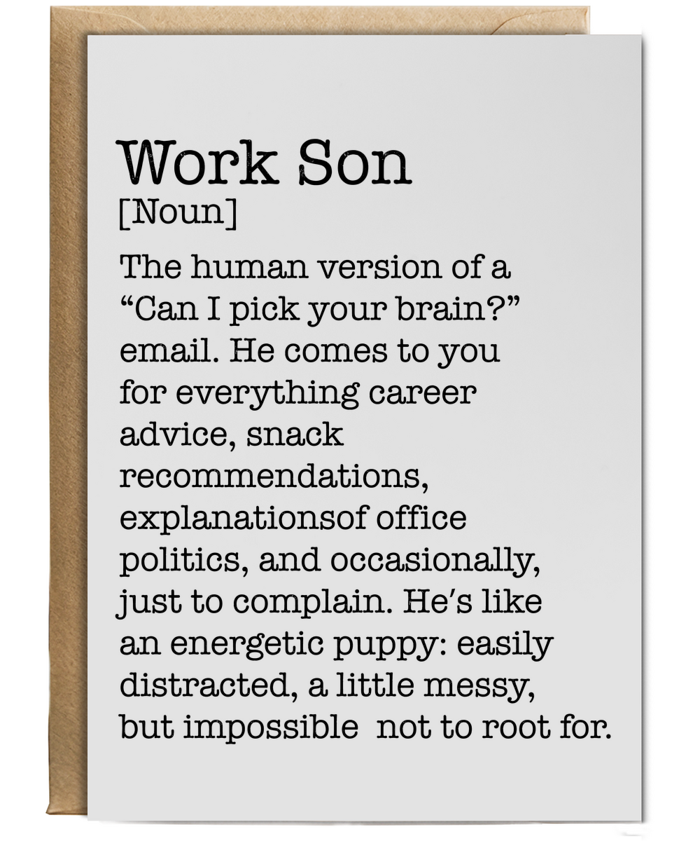Work Son Noun
