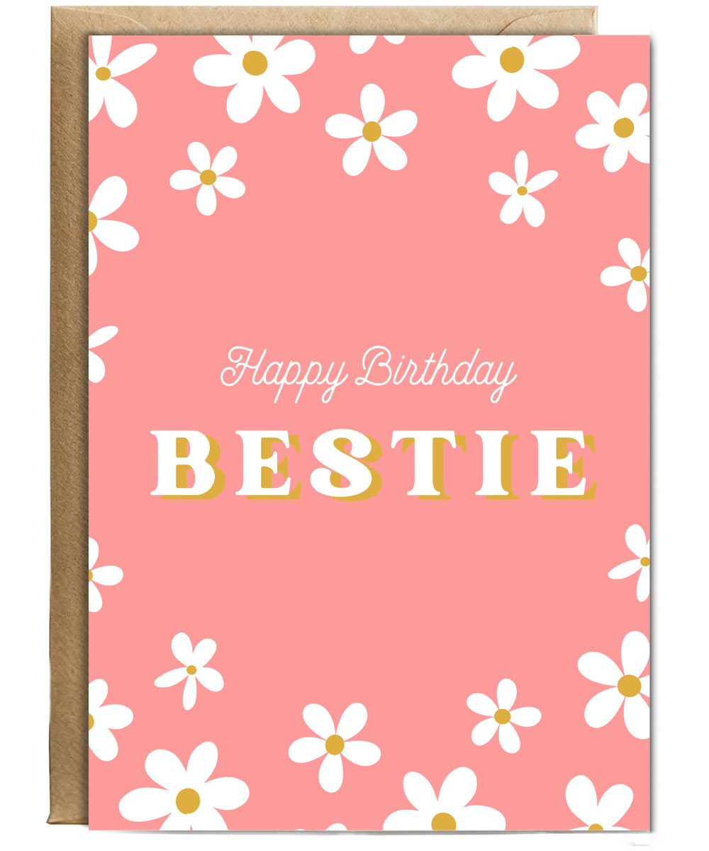 daisy groovy girly Happy Birthday Bestie