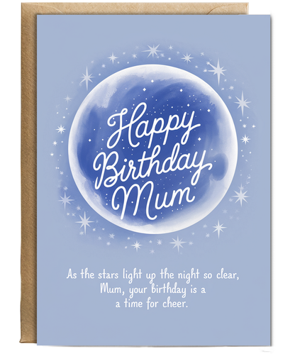 Happy Birthday Card Mum thoughtful for her