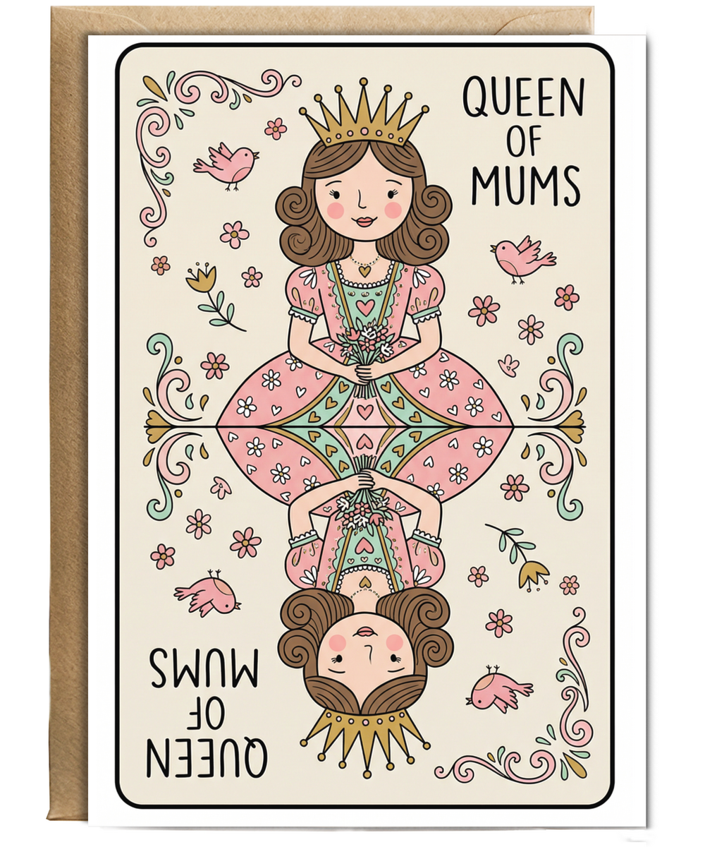 Queen of mums mother's day Happy Birthday