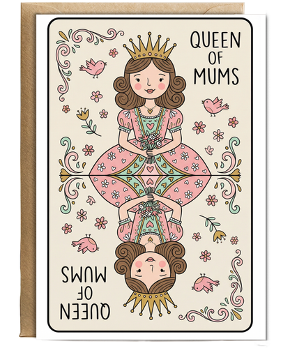 Queen of mums mother's day Happy Birthday