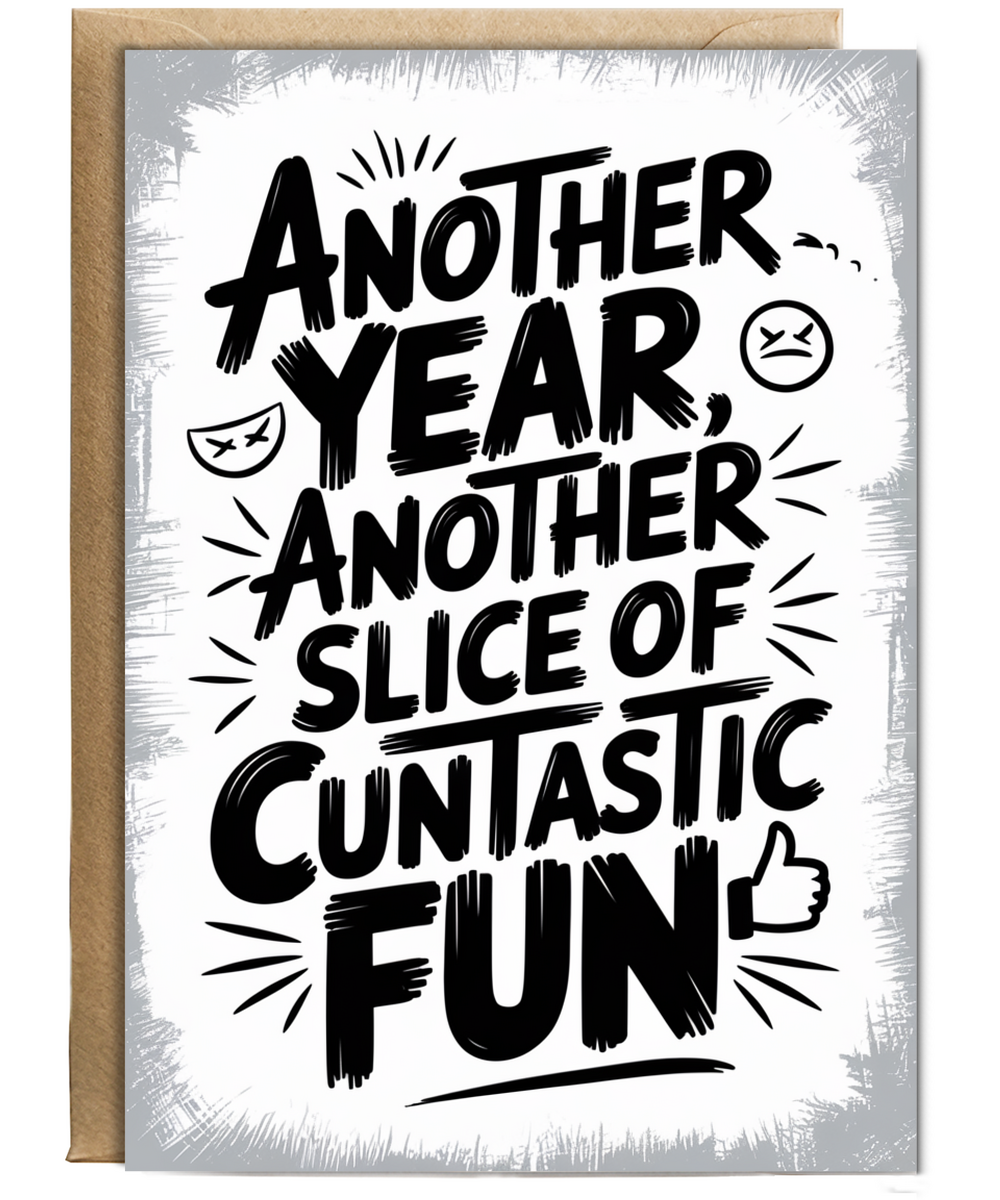 Birthday Card C*ntastic Fun cheeky adults