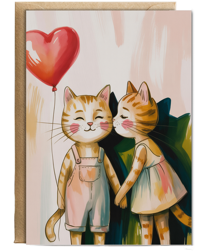 Valentines Kitties in love