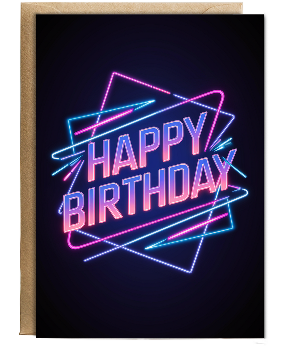 Retro 80s Neon Design