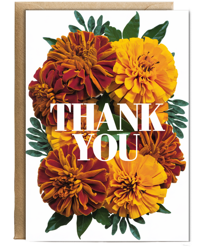 Thank You - Vibrant Marigold Design