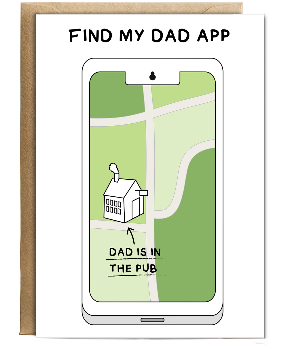 Father's Day Find my Dad App