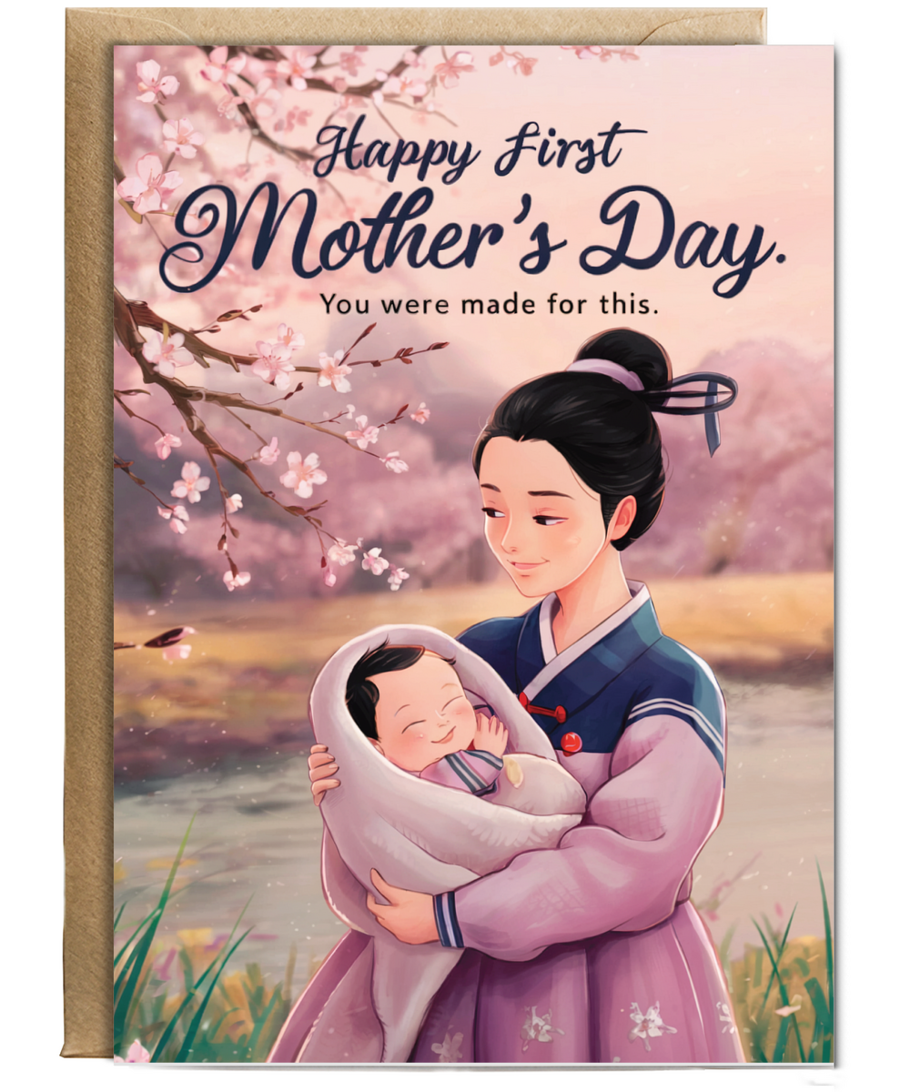 Happy First Mother’s Day You Were Made for This East Asian mother
