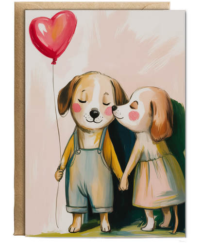 Valentines Puppies in love