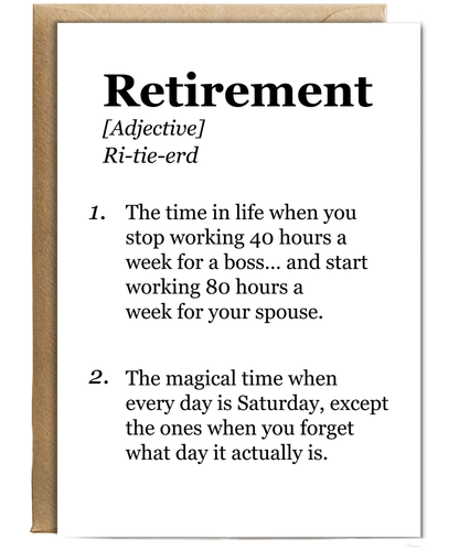 Retirement definition