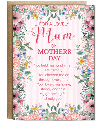 For a lovely mum on mothers day