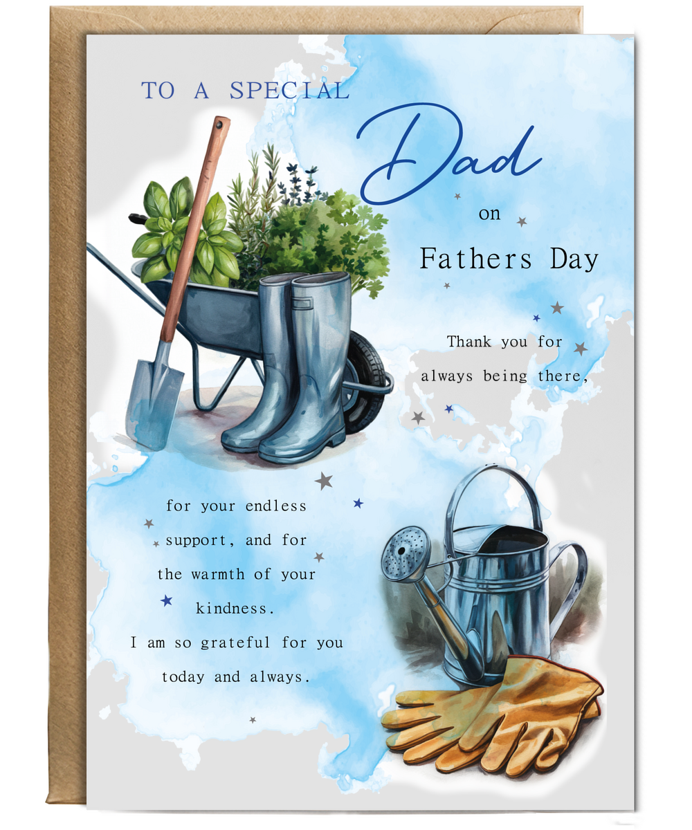 To a Special Dad Gardening Theme