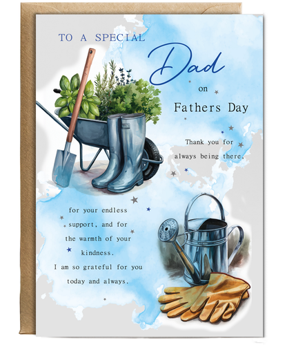 To a Special Dad Gardening Theme