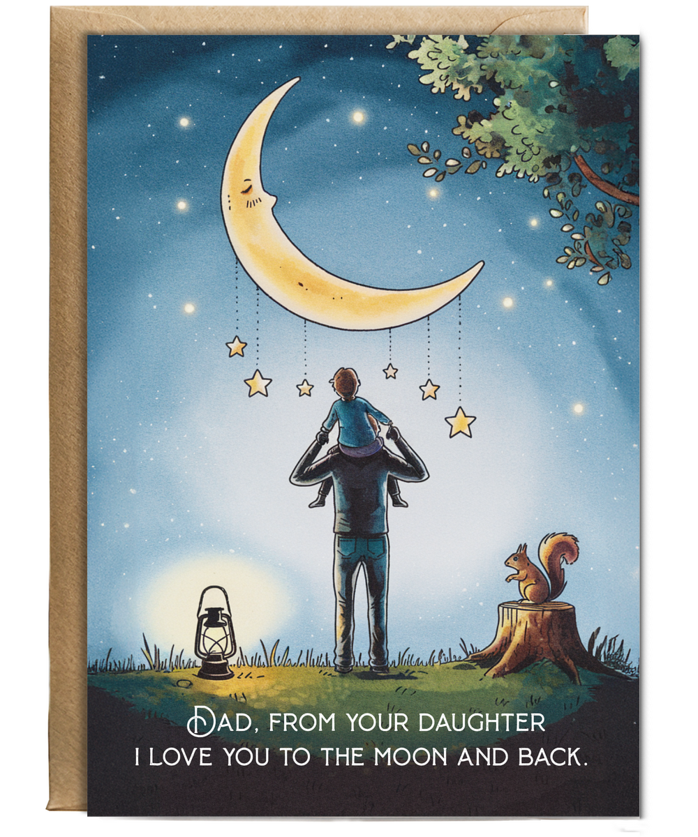 Dad From Your Daughter Moon