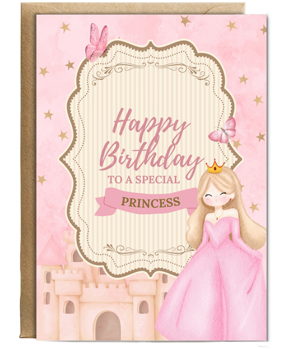 happy birthday card, to a special princess