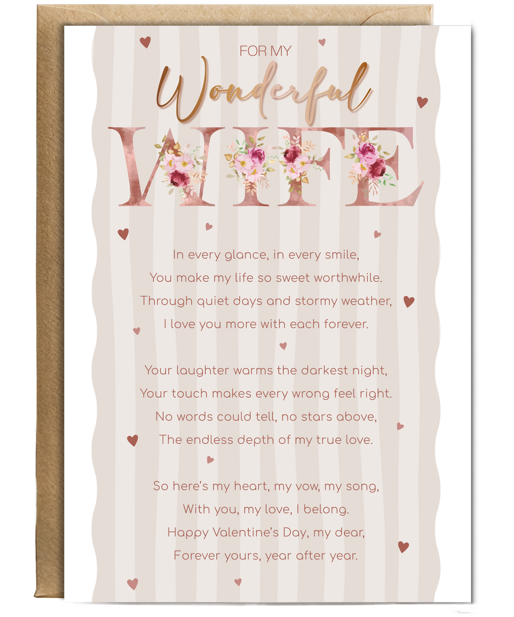 For my wonderful wife