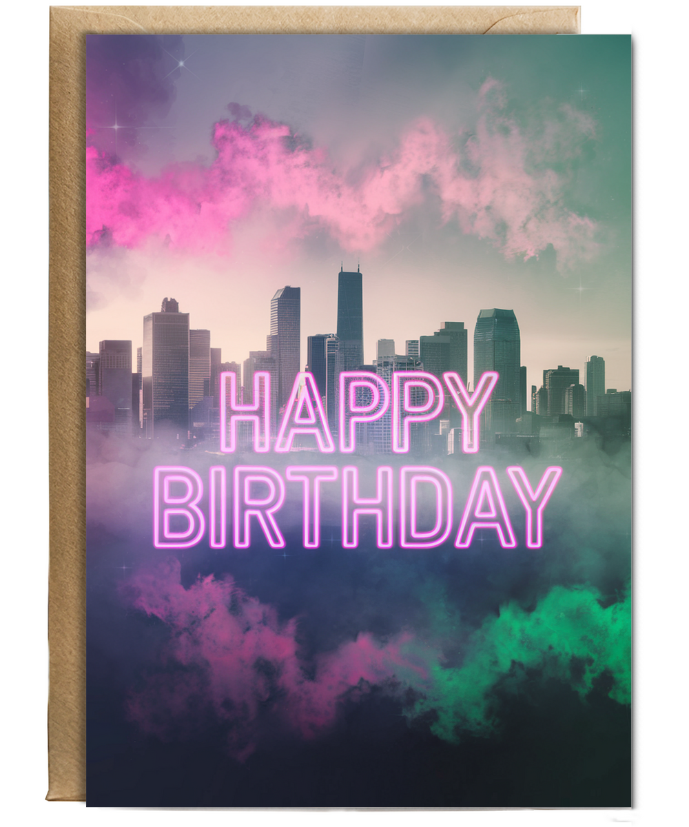 Hazy Mist of Neon Colors