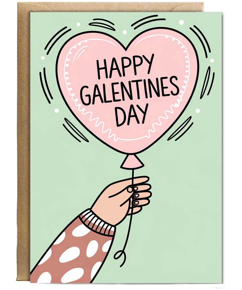 Happy Galentines Day Card girlfriend bff