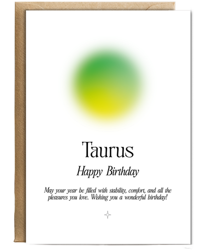Happy Birthday Taurus Star Sign