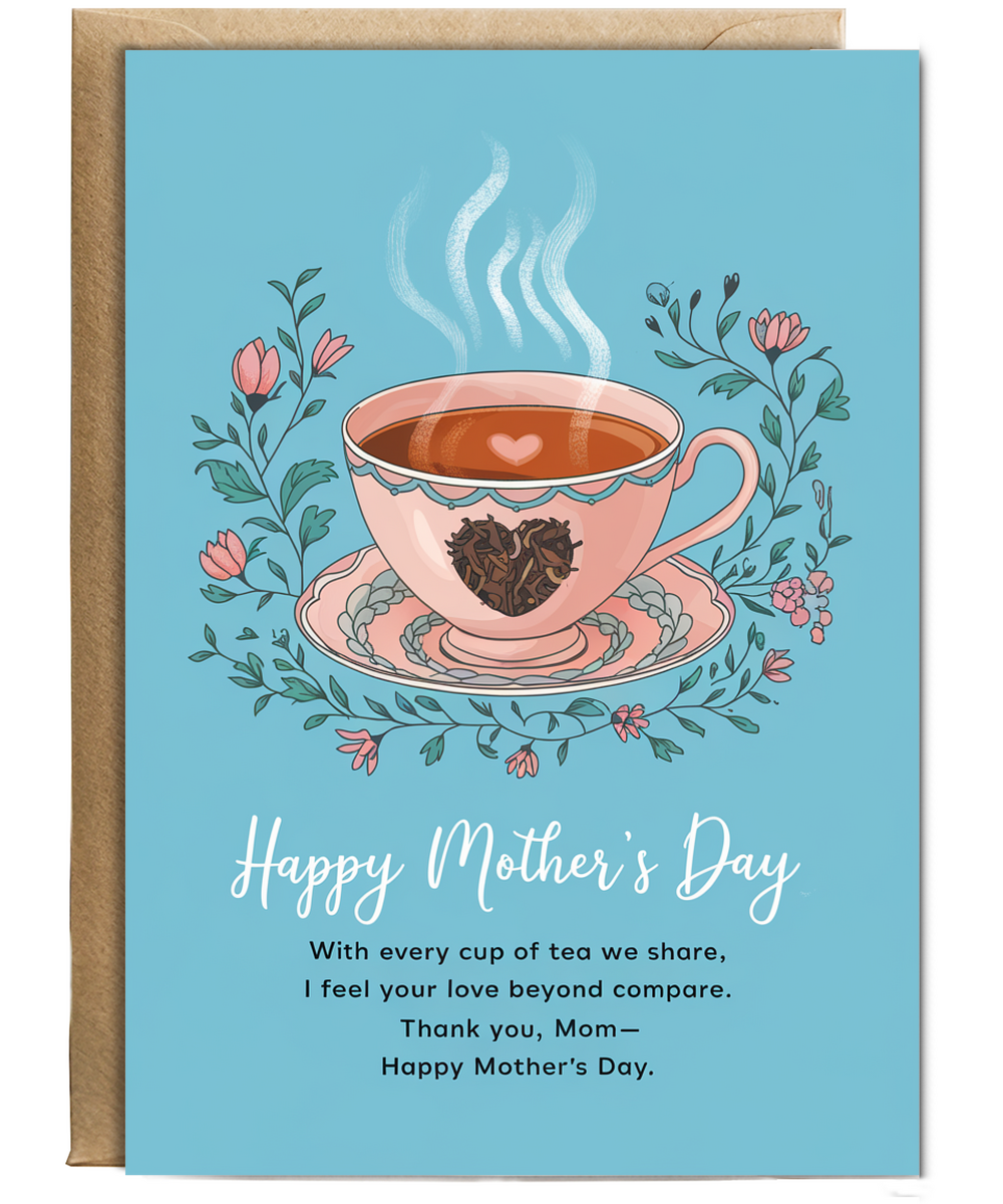 Mothers Day Card Love beyond compare Traditional poem