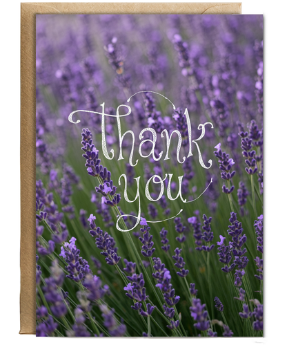 Thank You - Lavender Fields