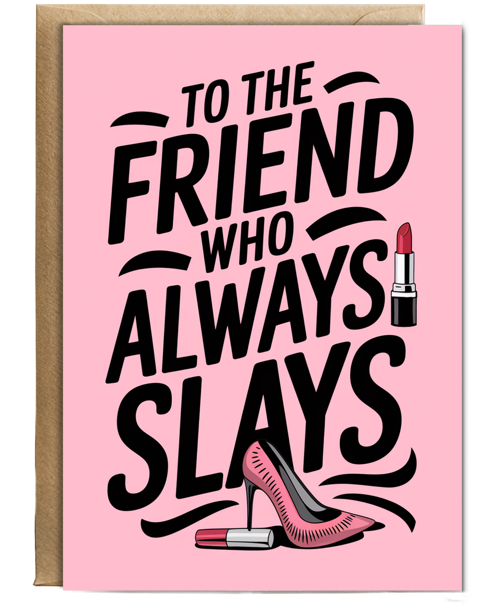 To the Friend Who Always Slays