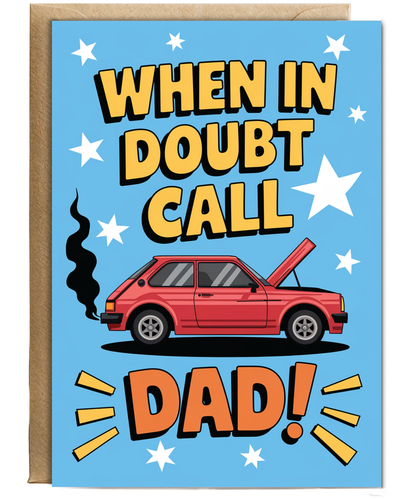 Fathers day when in doubt call dad