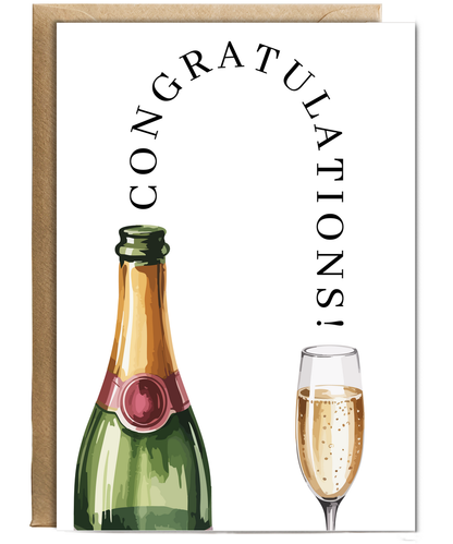 Champagne congratulations