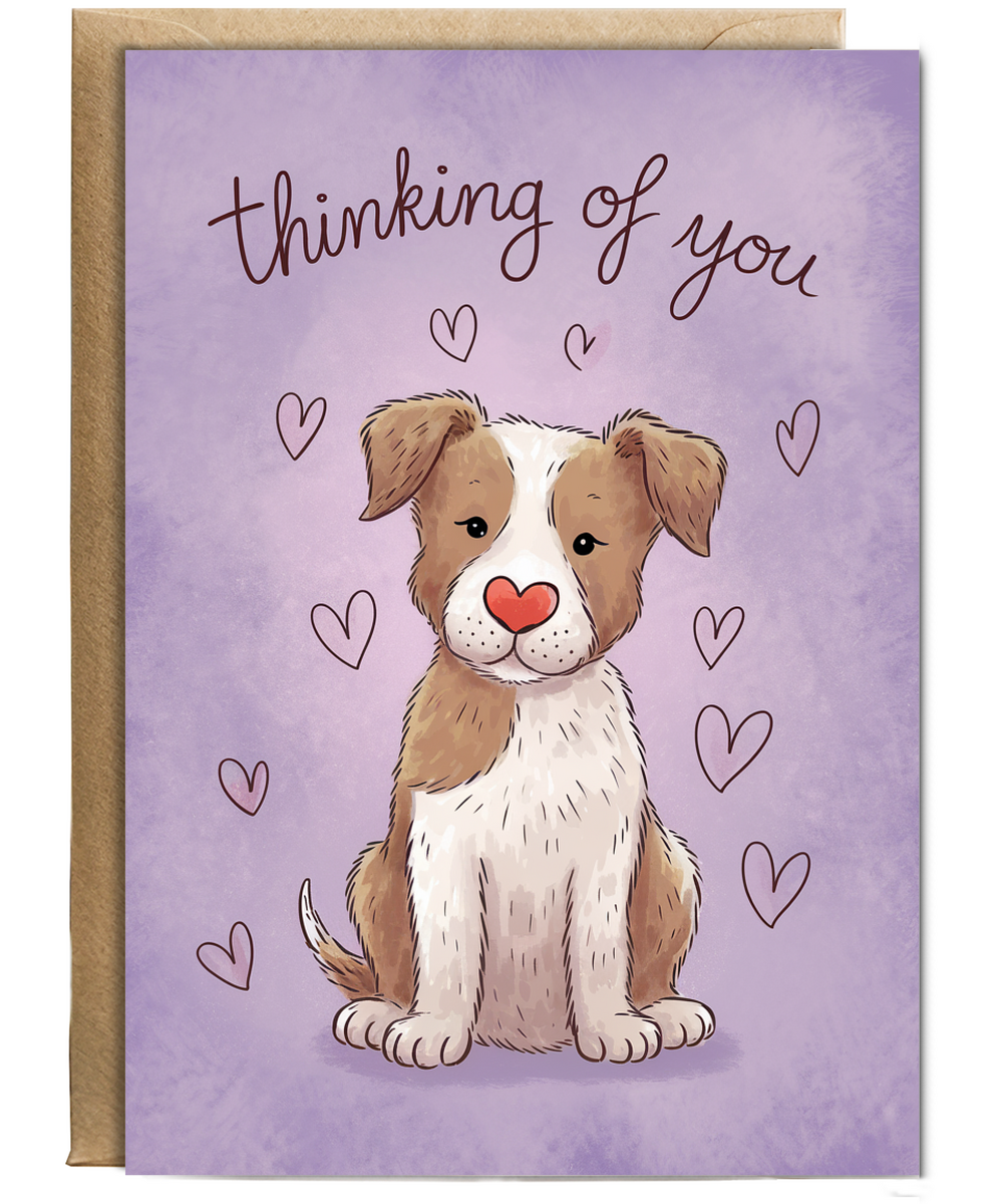 Thinking of You - Puppy with a Heart