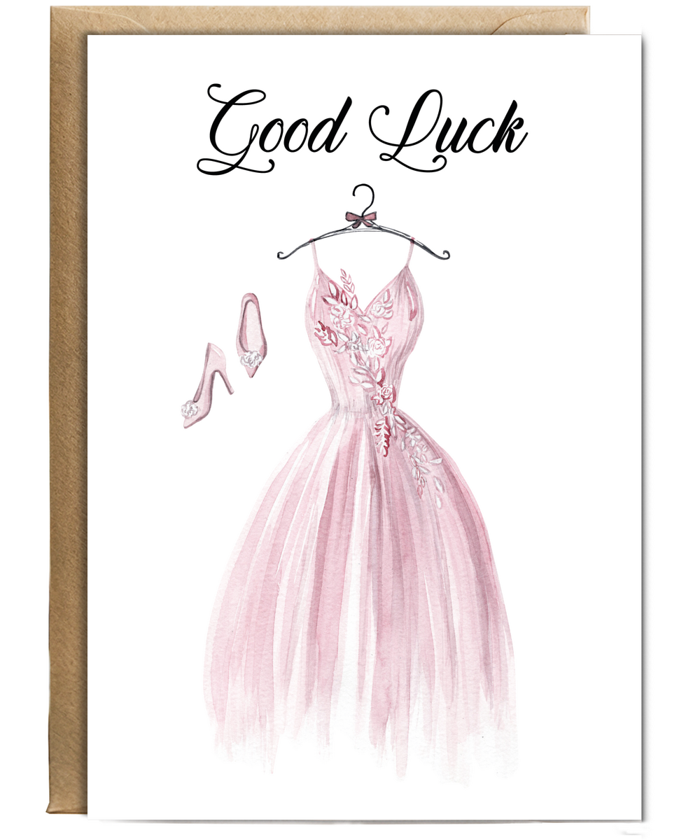 Good Luck Card for Dance Exams Performances Shows Competitions