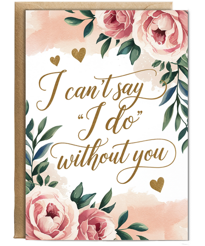 I cant say i do without you