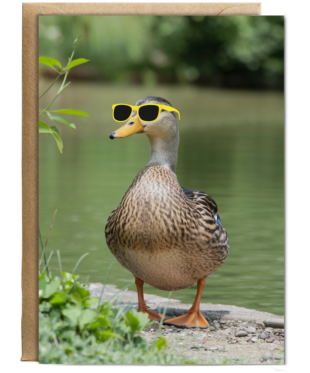Duck in Bright Yellow Shades
