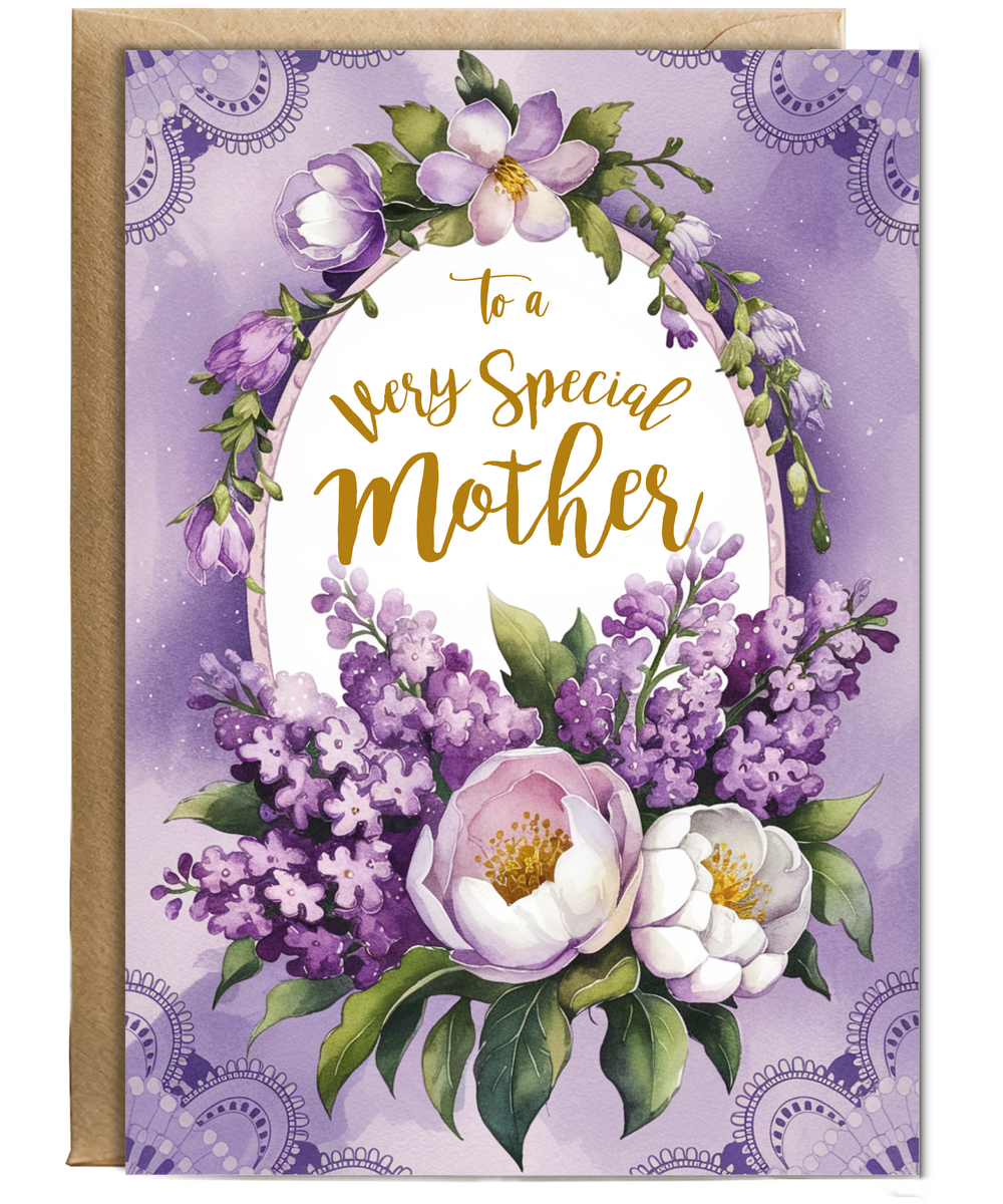 Violet Theme for a Very Special Mother