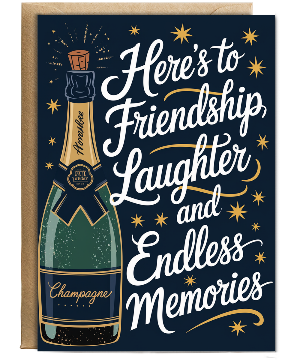 Here’s to Friendship Laughter and Endless Memories