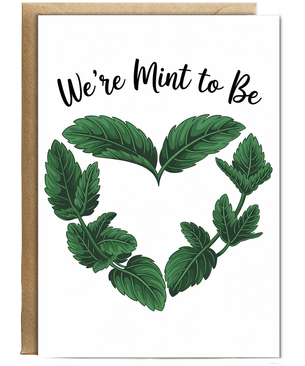 We’re mint to be Greeting Card