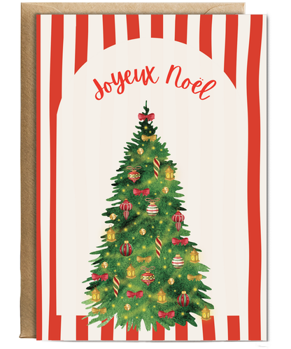 trendy Merry Christmas Joyeux Noël French