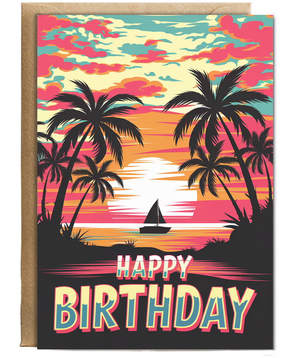 Tropical Palms and Sunset Vibes