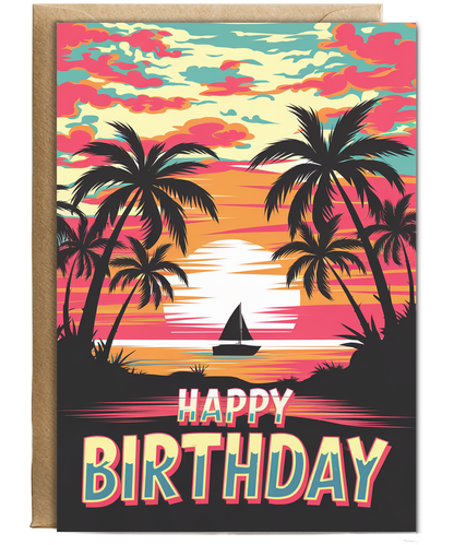 Tropical Palms and Sunset Vibes